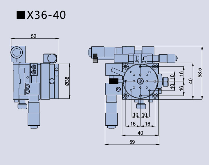 三维调整架X36(图4)
