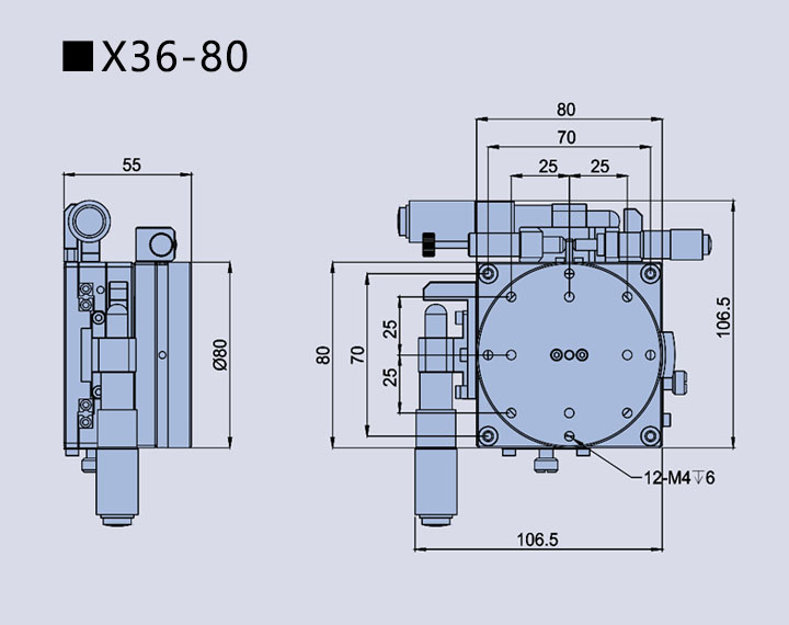 三维调整架X36(图6)